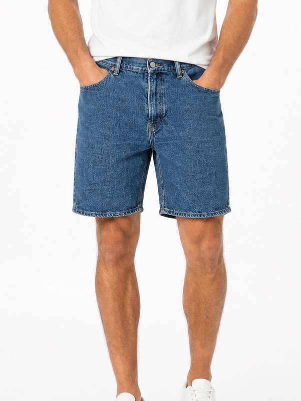 Levi's 505 Regular Fit Denim Shorts Jorts Medium Wash Men’s Size 38